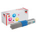 Toner Quantore alternatief tbv Oki 44973511 blauw