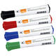 Whiteboardmarker Nobo Glide rond assorti 2mm 10st