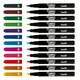 Textielstift Jovi assorti set à 12 stuks