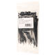Kabelbinders IEZZY nylon 2.5x100mm D 20.5mm zwart 100 stuks