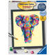 Schilderen op nummer Ravensburger Bonte olifant