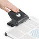 Perforator Rapesco Germ-Savvy Heavy Duty 827-P antibacterieel 2-gaats zwart