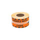 Waarschuwingsetiket Rillprint handle with care 46x125mm oranje 250 stuks