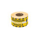 Waarschuwingsetiket Rillprint fragile 46x125mm geel 250 stuks