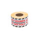 Waarschuwingsetiket Rillprint do not fold 46x125mm wit 250 stuks