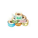 Waarschuwingsetiket Rillprint heavy 46x125mm groen 250 stuks