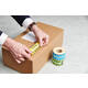 Waarschuwingsetiket Rillprint heavy 46x125mm groen 250 stuks