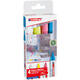 Viltstift edding 95 glasbord rond 1.5-3mm incl wit assorti 4 stuks