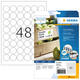 Etiket HERMA Power 10915 rond 30mm wit 1200 stuks