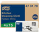 Reinigingsdoek Tork W4 Premium gevouwen 1-laags 4x75 vel wit 473179