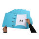 Smartfolder geperforeerde opbergmappen A4 blauw 6 stuks