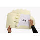 Smartfolder geperforeerde opbergmappen A4 Beige 6 stuks