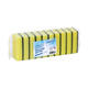 Schuurspons Cleaninq geel/groen 100x70x25mm 10 stuks