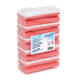 Schuurspons Cleaninq met greep 140x70x42mm rood/wit 5 stuks