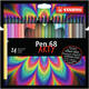 Viltstift STABILO Pen 68/24 Arty medium assorti etui à 24 stuks