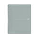 Spiraalblok Oxford Origin A4+ lijn 140 pagina's 80gr grijs