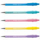 Balpen Paper Mate Flexgrip drukknop pastel schrijfkleur zwart