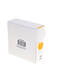 Etiket rillprint 25mm 500st op rol fluor oranje
