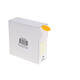Etiket rillprint 25mm 500st op rol fluor oranje