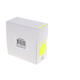 Etiket rillprint 35mm 500st op rol fluor geel