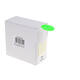 Etiket rillprint 35mm 500st op rol fluor groen
