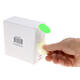 Etiket rillprint 35mm 500st op rol fluor groen