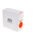 Etiket rillprint 35mm 500st op rol fluor rood