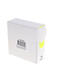 Etiket rillprint 25mm 500st op rol fluor geel