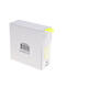 Etiket rillprint 25mm 500st op rol fluor geel