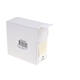 Etiket rillprint 35mm 500st op rol wit