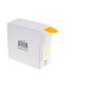 Etiket rillprint 35mm 500st op rol fluor oranje