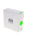 Etiket rillprint 25mm 500st op rol fluor groen