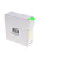 Etiket rillprint 25mm 500st op rol fluor groen