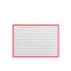 Flashcards A7 Rood incl. clipring 50 vel