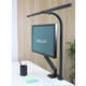 Bureaulamp Unilux Strata led tafelklem zwart
