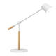 Bureaulamp Unilux Vicky led hout wit