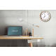 Wandklok Unilux Baltic hout wit