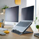 Laptopstandaard Leitz Ergo Cosy verstelbaar recyled grijs