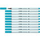 Brushstift STABILO Pen 568/31 lichtblauw
