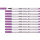 Brushstift STABILO Pen 568/60 pruimenpaars