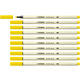 Brushstift STABILO Pen 568/24 citroengeel
