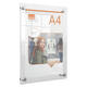 Infobord Nobo Premium Plus A4 acryl wand