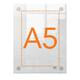 Infobord Nobo Premium Plus A5 acryl wand