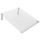 Notitiebord Nobo transparant acryl schuin A4