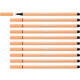 Viltstift STABILO Pen 68/25 medium pastel oranje