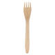 Vork IEZZY 160mm hout 100 stuks