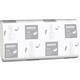 Handdoek Katrin Plus w-vouw 3-laags 203x320mm 25x90 vel wit 61600