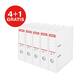 Ordner Esselte No.1 72mm PP 30% gerecycled folie Multipack wit 5 stuks