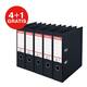 Ordner Esselte No.1 72mm PP 30% gerecycled folie Multipack zwart 5 stuks