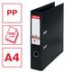 Ordner Esselte No.1 72mm PP 30% gerecycled folie Multipack zwart 5 stuks